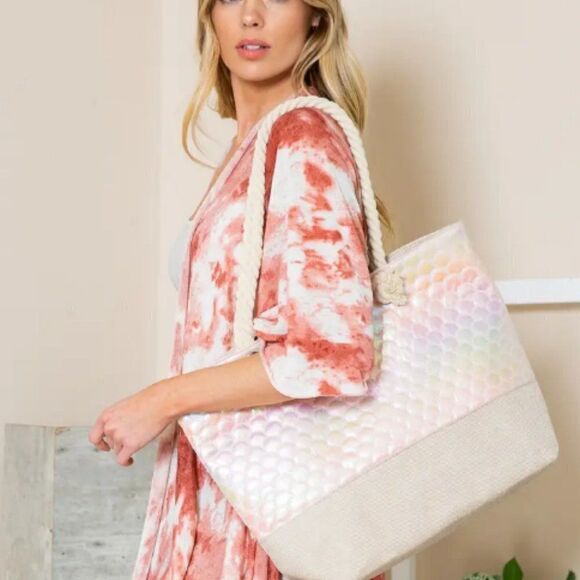 Blush Salty and Sweet NEW Rainbow tote bag - Picture 3 of 6